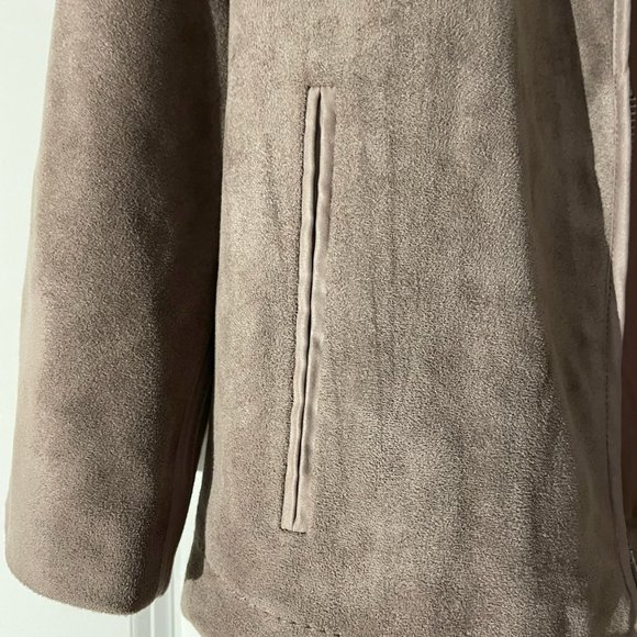 BCBG Cropped Suede Jacket - Small - Picture 4 of 7